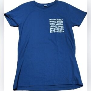 The Office Charity Run Blue Tee (Sz S)